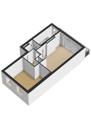 Floorplan - Djambistraat 27-3, 1094 AX Amsterdam